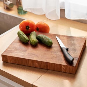 Wooden cutting board | Oak cutting board | End grain cutting board | 5th anniversary gift | Mother&#39;s Day gift