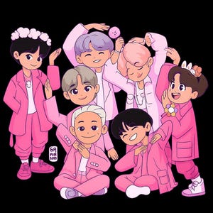 BTS Stickers: TinyTAN & BT21 K-Pop Decals - Waterproof Vinyl ARMY Merch