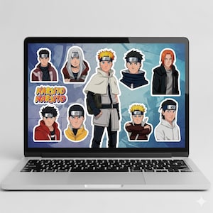 Chibi Naruto Sticker Pack: Kawaii Anime Ninja Stickers (Digital Download)