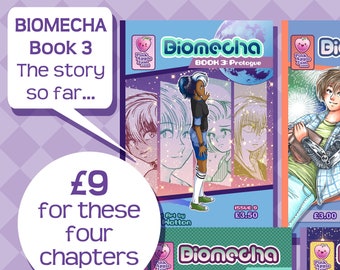 BOOKS - Biomecha Book 3 so far... Issues 9-12a bundle - by Laura Watton (PinkAppleJam)