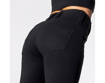 Wasserdichte Motorradleggings - CE 17092 zertifizierte Reithose mit Knie- und Hüftschutz, Bikerausrüstung für Damen, MC Custom Leggings für sie