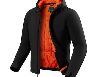 Bandit Armor Softshell Motorjas CE-AA | Waterdicht, CE Level 2 Bescherming, All-Weather Motorjas, Cadeau voor Hem, Cadeau voor Motorrijders