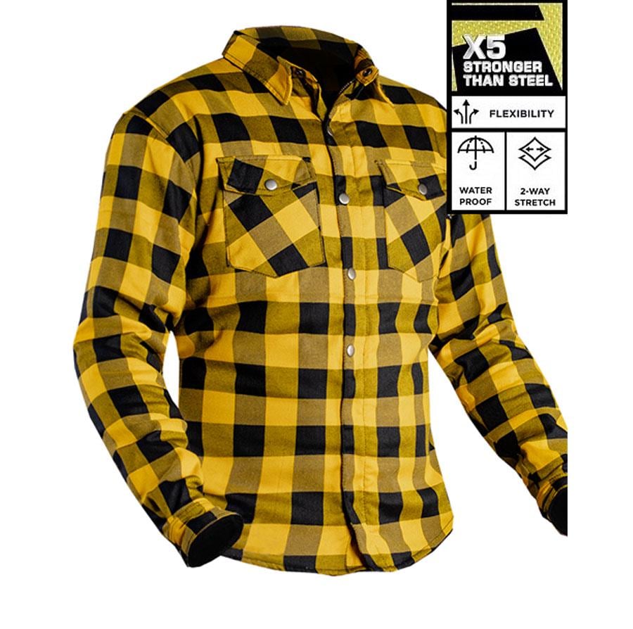 Black and Yellow Flannel Shirt - Etsy