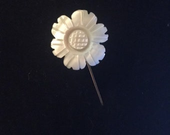 Carved MOP stick pin