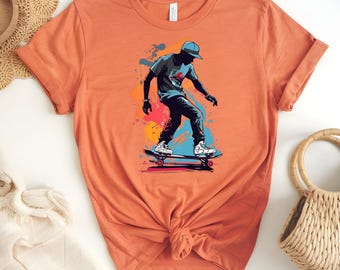 Vintage Think Skateboard T-shirt - Etsy