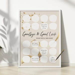 Farewell Poster: Printable Goodbye Gift for Coworker (Digital Download)