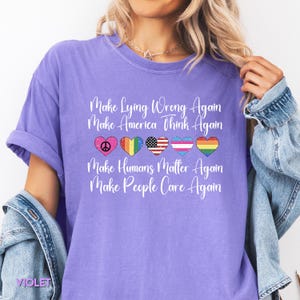 Make Lying Wrong Again Shirt, Sarcastic Political, Bold Statement, Human’s Rights Apparel, Political Humor, Gift for Activists, Anti-Lying