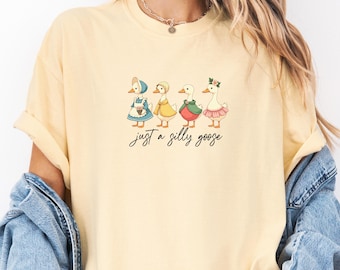 Dumme Gans T-Shirt: Lustiges grafisches Komfort Farben T-Shirt