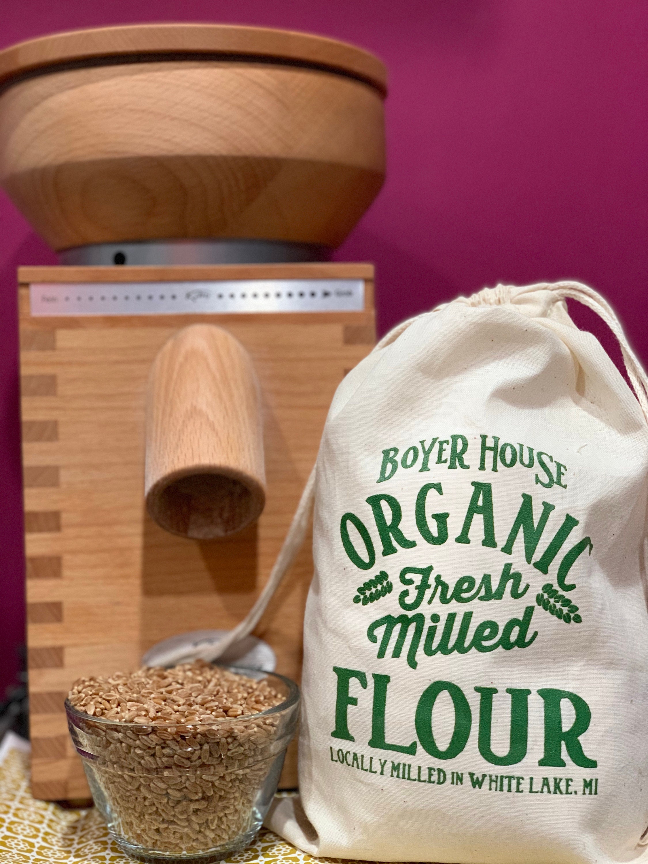 Fresh Milled Organic Hard Red WINTER" Wheat Flour STONE GROUND