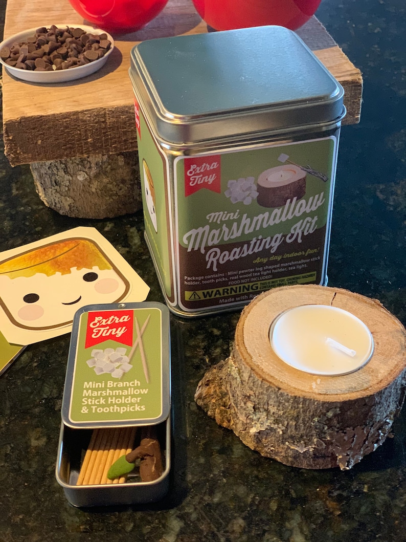 Mini Marshmallow Roasting Kit Etsy