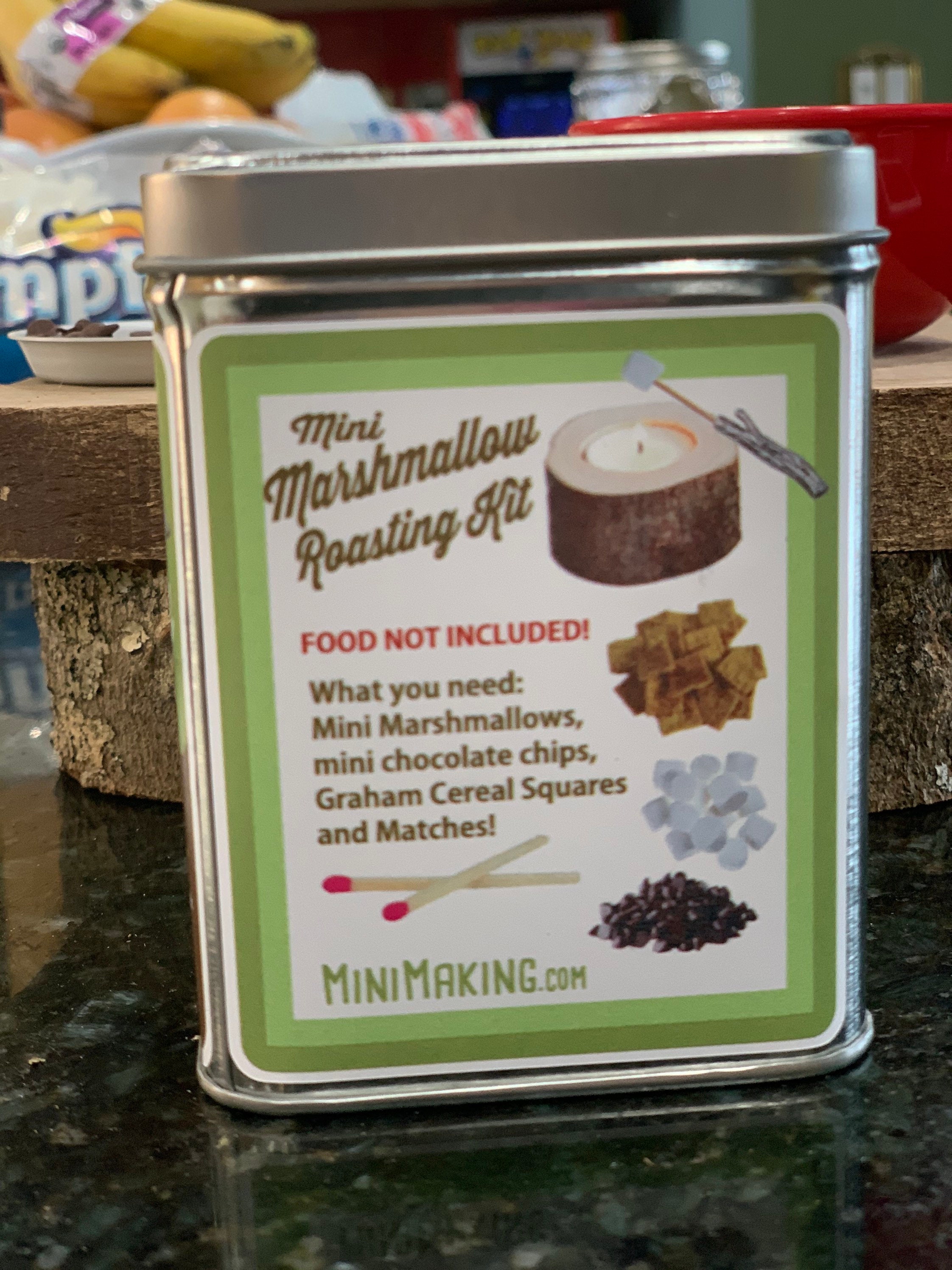 Mini Marshmallow Roasting Kit Etsy