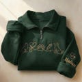 Veterinary Medicine Embroidered Quarter Zip Sweatshirt, Veterinarian Sweatshirt, Veterinary Crewneck Sweatshirt, Vet Tech Sweatshirt product logo