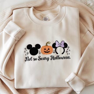Embroidered Disney Halloween Shirt, Mickey Minnie Halloween Sweatshirt, Disney Magical Shirt, Disney Pumpkin Shirt, Disney Family Vacation