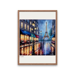 Paris Travel Print - Wall Art - Paris Wall Hanging Home art - Paris Gift Art - Lovers France Art - Lover Gift - Paris Print - Wall Art Décor