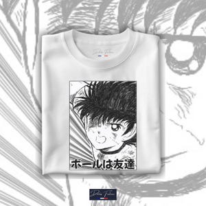 Retro Soccer Hero Unisex T-Shirt, Japan Inspired Anime Shirt Manga Style, 80s Classic Football, Otaku Streetwear, Japanese Vintage Aesthetic