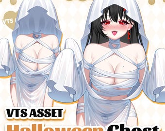 Halloween Vtuber Aktivposten | Vtuber Outfit | Gebrauchsfertig | Vtube Studio | Live2D-Modell