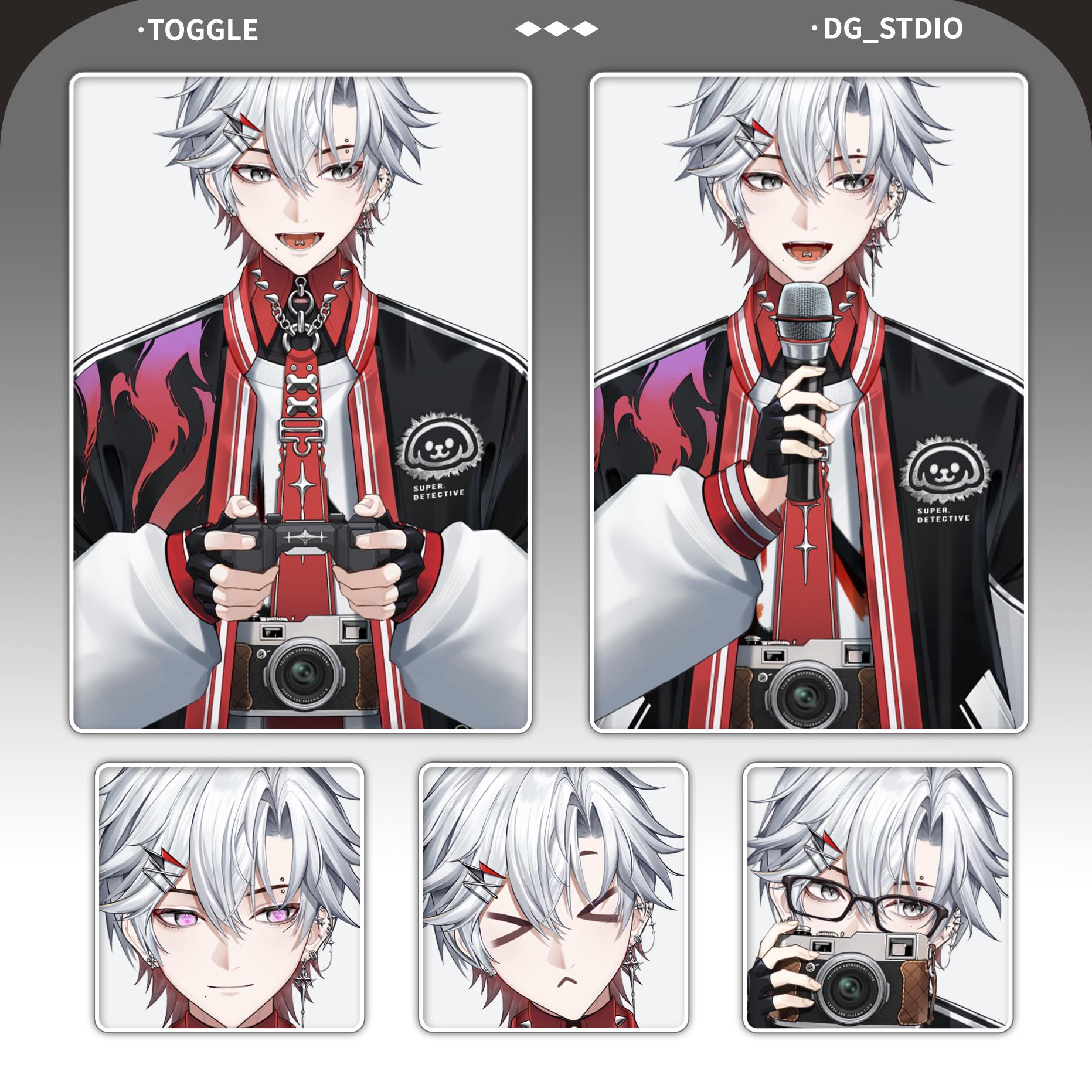 男性の既製モデル | すぐに使える | Vtube Studio | Live2Dモデル