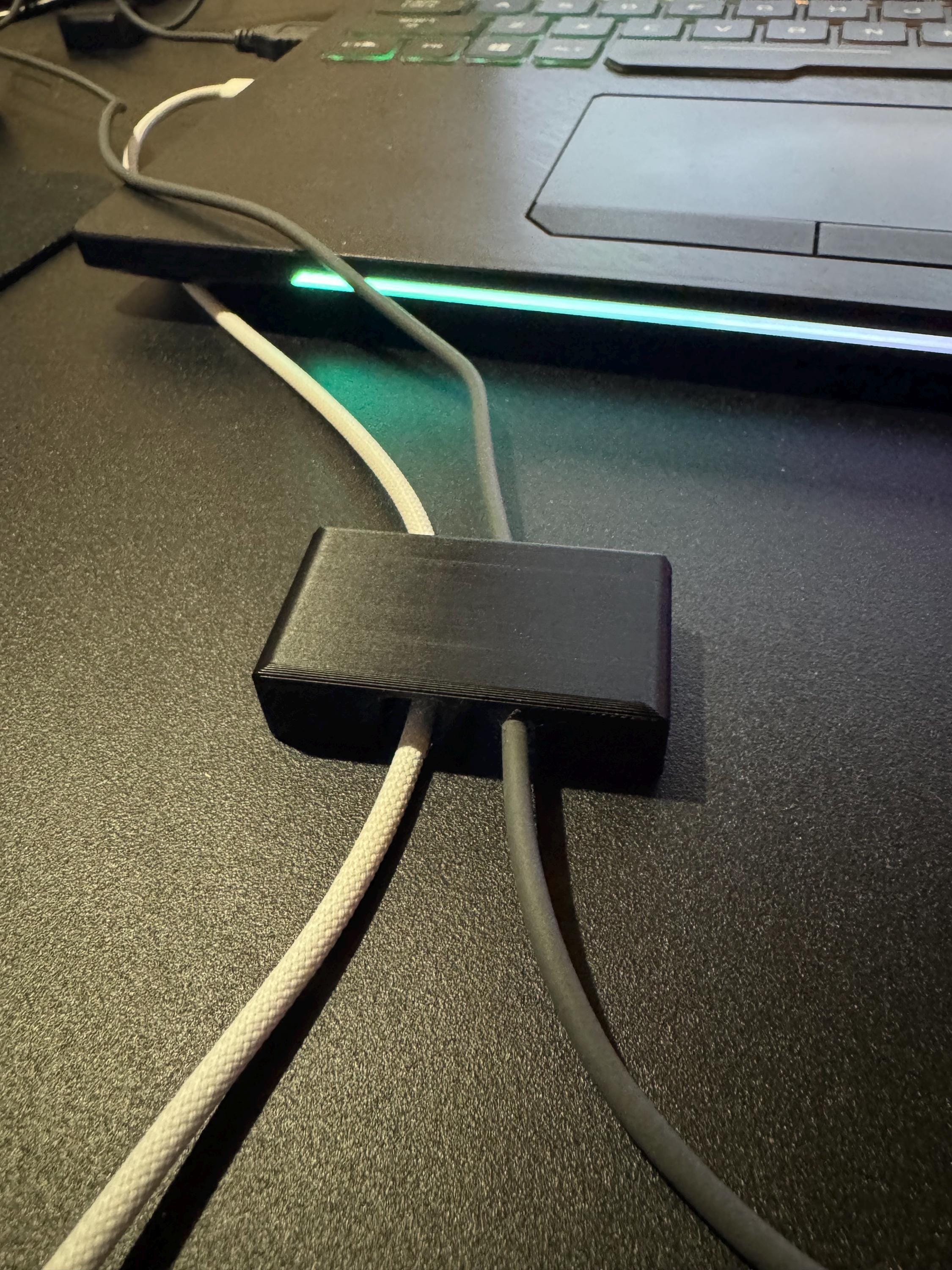 PACKAGE OF 3*** Secretlab or Any Steel Desk, Dual Slot Cable Management ...