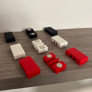 PACKAGE OF 3***  Secretlab or any steel desk, dual slot cable management, magnetic anchors, Secret lab