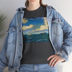 A Fresh Breeze (1913) by George Wesley Bellows, art t-shirt, vintage art, art apparel, art lover present, art print fashion