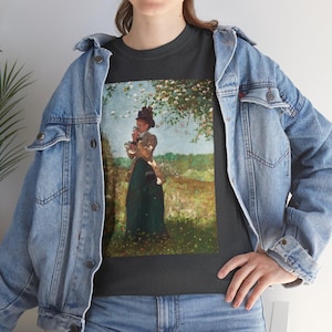 The Yellow Jacket by Winslow Homer Art shirt, vintage art, art apparel, art lover present, art print fashion, wearable art