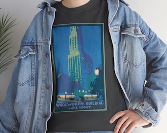 Woolworth Building Art Print T-Shirt: New York Series I