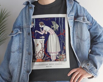 George Barbier L'etourdissant Petit Poisson T-Shirt: Vintage Art Apparel