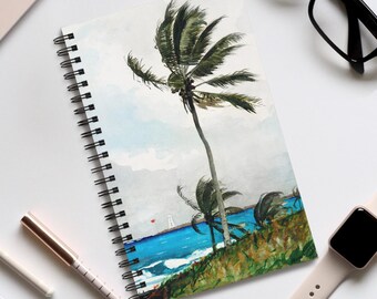 Palme, Nassau (1898) von Winslow Homer, Kunst Journal, Vintage Kunst, Kunst stationär, Geschenk für Kunstliebhaber, Kunstdruck
