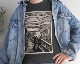 Edvard Munch The Scream Art Shirt, Vintage Art Apparel