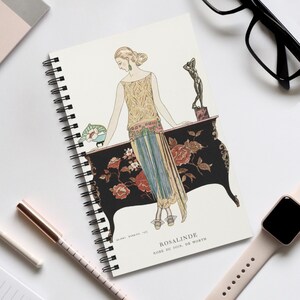 George Barbier Art Nouveau Journal: 'Rosalinde' Fashion Print