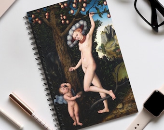 Cupid and Venus Art Journal, Vintage Art Stationary