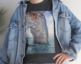 Monet Painting T-Shirt, The Manneporte, Vintage Art Tee