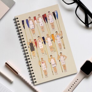 Edward Penfield College Crews Art Journal, Rowing Team Stationary