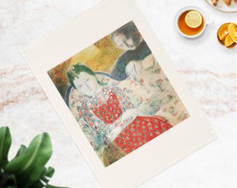Maurice Denis Art Tea Towel – Organic Cotton Kitchen Linen, Art Lover Gift