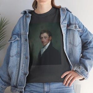 David Sears, Jr. Gilbert Stuart, art shirt, vintage art, art apparel, art lover present, art print fashion