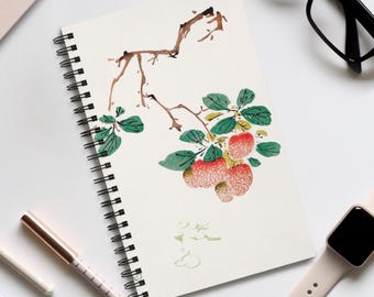 Shi Zhu Zhai Art Journal, Lychee Branch, Blank Lined Dot Grid Task