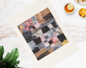 Paul Klee 'Ascent of a Town' Organic Cotton Tea Towel - Art Lover Gift