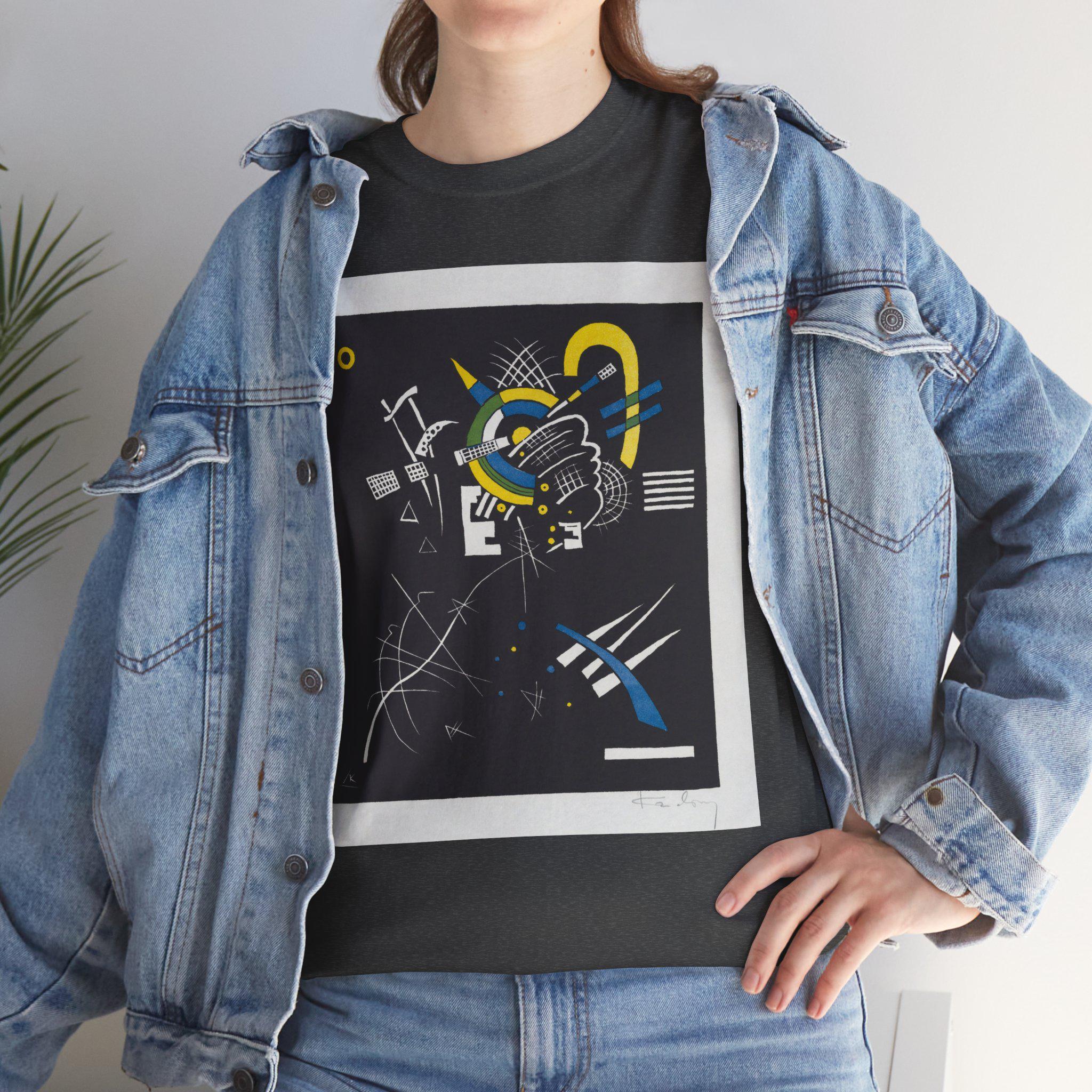 Kandinsky Art Print T-shirt, Small Worlds VII, Abstract Geometric
