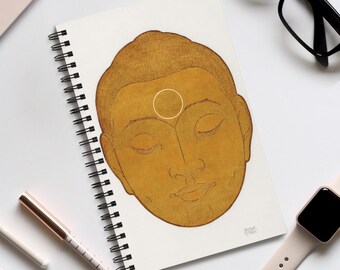 Head of Buddha (1943) by Reijer Stolk, art journal, art stationary, art lover present, art print