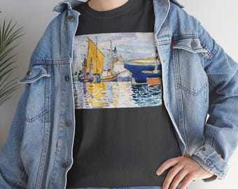 Venice Art T-Shirt, Henri-Edmond Cross Painting, Vintage Art Apparel