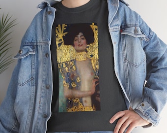Klimt Judith Art T-Shirt, Vintage Art Apparel
