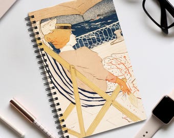 Toulouse-Lautrec Art Journal, La Passagère du 54, Spiral Notebook