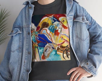 Improvisation Nr. 30 (1913) von Wassily Kandinsky, Kunst T-Shirt, Vintage Kunst, Kunstkleidung, Geschenk für Kunstliebhaber, Kunstdruck Mode
