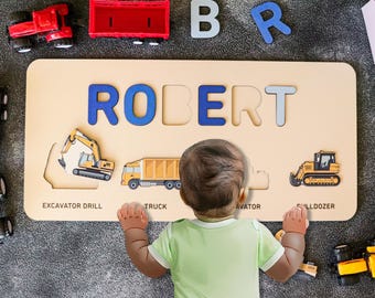 Regalos personalizados para bebés, juguetes de madera para un año, regalo de primer cumpleaños para bebé, regalo especial para recién nacidos.