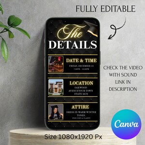 Digital Graduation Invitation With Sound, Graduation Party Invite, Congrats to the Grad Flyer, Class Of 2026 Evite, Grad Announce, DIY Canva