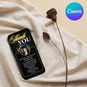 Digital Graduation Invitation With Sound, Graduation Party Invite, Congrats to the Grad Flyer, Class Of 2026 Evite, Grad Announce, DIY Canva