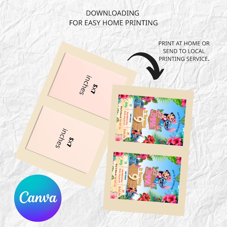 Stitch Birthday Invitation, Lilo And Stitch Birthday Invite, Stitch Birthday Party Invitation Template, Stitch Birthday Girl, Stitch Birthday Invitation Editable Template, Canva Editable Birthday Invitation, Invite Canva Template, Custom Editable Editable Stitch Invitation, Printable Stitch Party Template, Stitch Birthday Girl Canva Edit, Editable Stitch Birthday Invitation, Printable Cute Stitch Party Invite, Stitch & Lilo Girls Birthday Party Invite, Canva Instant Download, Canva Editable