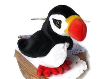 Puffin Stuffed Animal. Ty Beanie Baby Mint Condition Never Played With Stuffed Puffin Bird