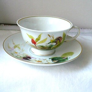 Teacup and Saucer, Wildflowers, Bridal Shower Tea Party Favors, Tea Cups