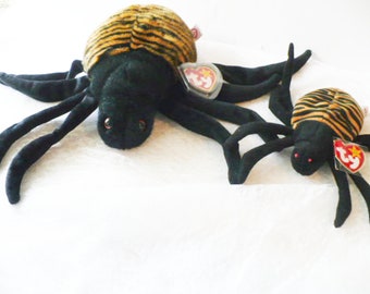 Black Spider Stuffed Animal, Spinner, Rare Gift Set for Graduation Boys and Girls